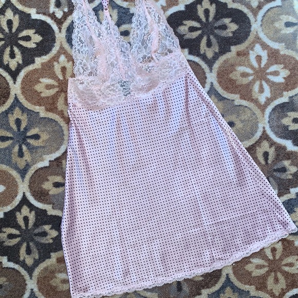 Victoria’s Secret Lace Polka Dot Babydoll - Picture 12 of 16